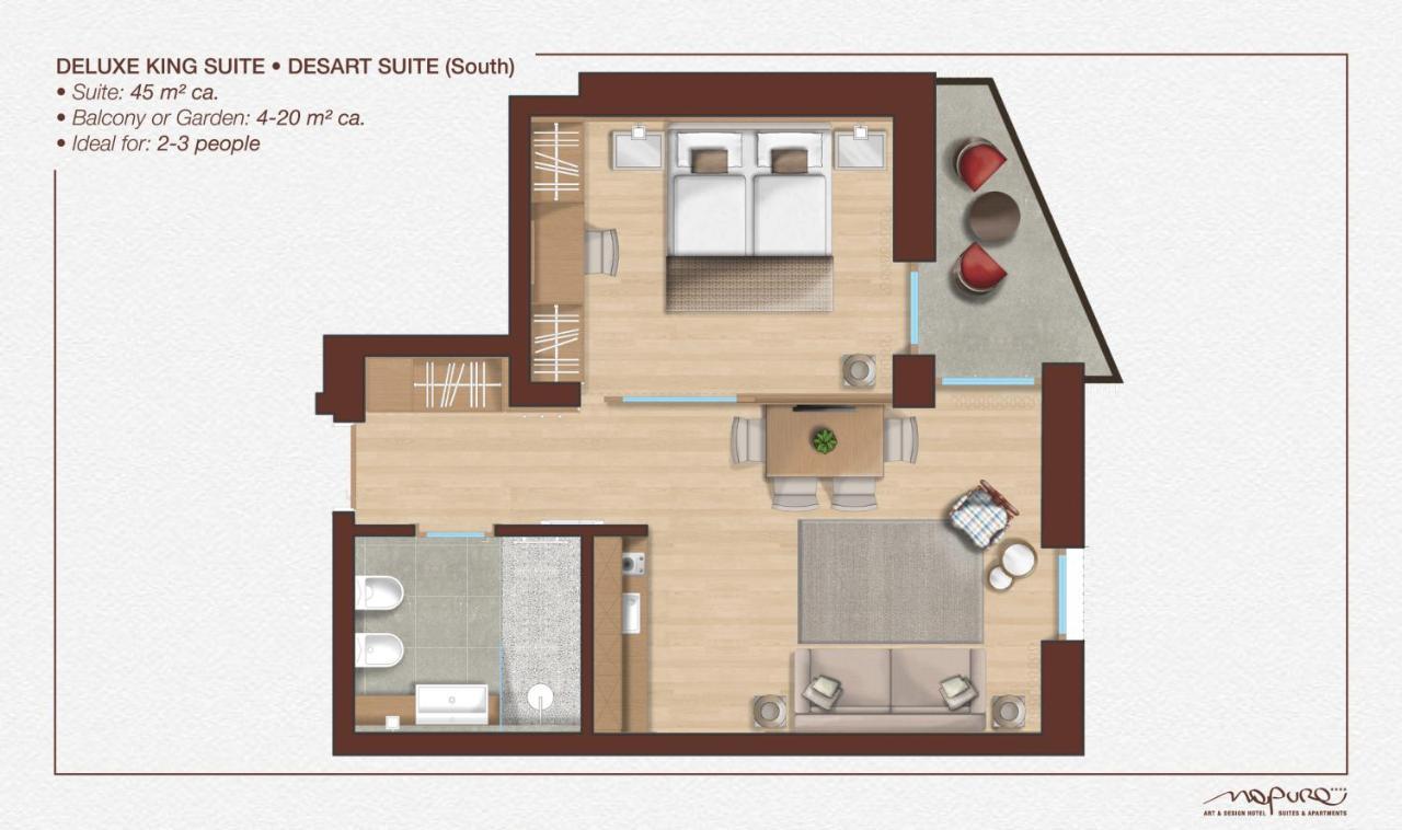 นาปูรา อาร์ต ดีไซน์ โฮเทล Hotel แตร์ลาโน ภายนอก รูปภาพ