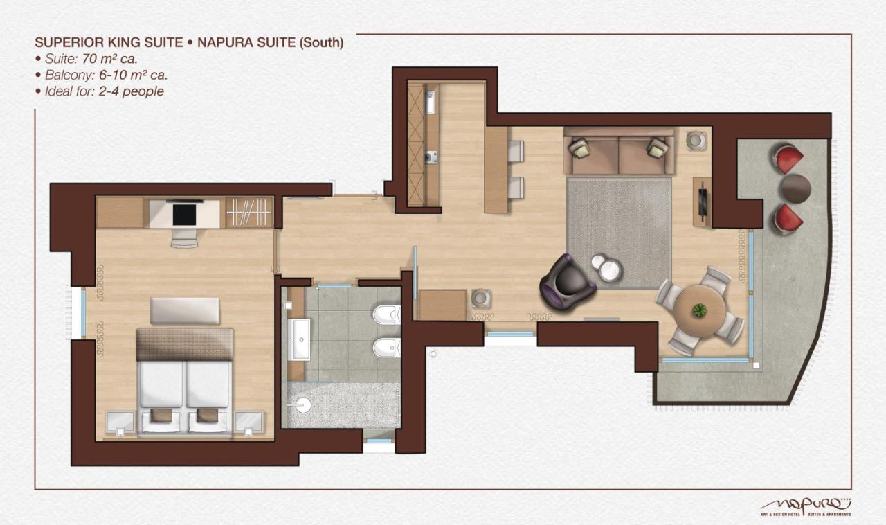 นาปูรา อาร์ต ดีไซน์ โฮเทล Hotel แตร์ลาโน ภายนอก รูปภาพ